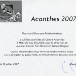 Acanthes 2007